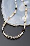 Mother-of-Pearl, Jasper, and Lava Stone Necklace - 5