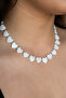 Coer Mother-of-Pearl White Heart Necklace - 3
