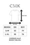 Unisex Hashtag White Oversize Crew Neck Printed T-shirt - 3