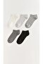 LCW DREAM Striped Women's Booties Socks 5 Pack - 2