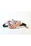 Orange Dogs Checkered Lining Mini Bag Waist Bag - 5