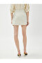 Mini Safari Skirt with Pocket Detail - 5
