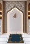 Digital Printed Non-Slip Washable (70X130) Gift Prayer Mat Prayer Rug - 8