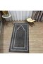 Digital Printed Washable Gift Prayer Rug Carpet, V-SECCADE-11-GRAY, - 2