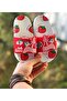 Children's Pool Beach Slippers Owl Figured Strawberry Patterned Non-Slip Sole Light Slippers - 2