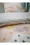Cotton Kids 90X190 Montessori Pillow Sheet Quilt Set Salmon Pattern Gray (with Quilt) - 2