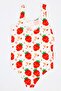 Girls' Swimsuit Red Heart Strawberry Fruit Pattern Comfortable Quick Dry Swimsuit Sea Pool Beach Swimsuit - 4