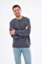 Sweatshirt Men's Antarasit Color Printed Crew Neck - 6