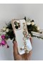 Redmi Note 12 Compatible Floral Stone Pearl Handheld Laser Cut Case - 2