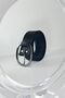 1st Class Wide Buckle Black Women's Belt 4CM Jacket Belt, Women's Vegan Leather Women's Pants Belt - 6