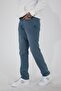 Men's Washed Blue Regular Fit Comfortable Stretchy Stretch Fabric Denim Jeans Trousers HLTHE003001 - 3