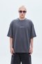 PRINTED OVERSIZE T-SHIRT-DARK SMOKE