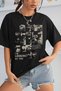 Unisex Looking Printed Oversize T-shirt