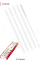 Evrekala Shop Glass Straw Zwilling Straight Transparent Special Drinking Straw -Authorized Evrekala Shop- New