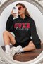 Unisex Overthinking Printed Sweatshirt - 2