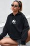 Unisex Yin & Yang Design Sweatshirt - 2