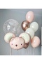 Pink Cute Hamster Mouse Balloon - 1 Piece 68x59 cm - 6