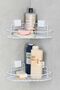 Lifetime Stainless Adhesive Bathroom Shelf, Bathroom Organizer, Bathroom Organizer, Shampoo Shelf - 2
