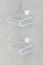 Lifetime Stainless Adhesive Bathroom Shelf, Bathroom Organizer, Bathroom Organizer, Shampoo Shelf