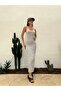 Gray Rope Strap Camisole Long Tight Dress 27133 - 8