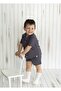 Crab Shirt Shorts Muslin Set - Anthracite