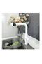 White Kitchen Sink Faucet - 3 Functions, Spiral Fountain - 3