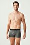 US Polo Assn.Men's Anthracite Melange - Black 3-Piece Boxers - 8