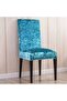 Silk Look Velvet Chair Cover