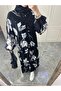 Viscose Cotton Black Dress - 3