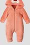 Winter Sweet Plush Deer Welsoft Jumpsuit Hooded Baby Jumpsuit - 3