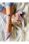 Maria Powder Linen Heel Sandals Shoes