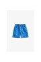 Leopard Print Blue Shorts