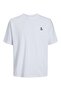 Jcotrıangle Tee Ss Crew Neck Sn Men's T-Shirt 12253435 White