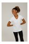 101503846 Wb V Neck 11ct126 4fx Lumberjack Women's T-shirt A101503846 White