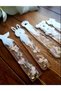 Epoxy Gold Leaf Real Dried Flower Bear Figure Bookmark - 6