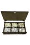 Half Pearl, Blackberry and Heart Decorative Bead Set 6x20 Grams (Wooden Box Included)