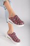 Floral Patterned Sole Wedge Heels Orthopedic Hospital Nurse Women's Slippers - 3