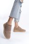 Women's Knitted Model Comfortable Sole Lace-Up Summer Sports Shoes - 4