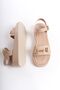 Women's Special Design Ankle Strap Thick Sole Metal Buckle Detailed Single Strap Sandals - 2