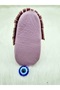 Genuine Leather pink Glittery style loafers with hidden elasticated ankles, easy to put on and comfortable. - 6