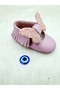 Genuine Leather pink Glittery style loafers with hidden elasticated ankles, easy to put on and comfortable. - 4