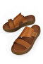 Women's Genuine Leather Slippers 1411010z500 Tan - 6