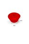 Bybirgül Red 12 Pieces Silicone Mini Cake Mold, Muffin, Browni Mold 12 Pieces, Suitable for Airfryer - 3