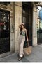 Women's Breast-Embroidered Wide-Leg Linen Jumpsuit with Elastic Cuff ZYN-58673 - 8