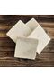 4-Piece 1x10x10 Cm Beige Marble Natural Stone Coasters - 6