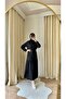 Hijab Wrap - Waist Belted Dress - 5