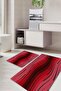 Modern Patterned Non-Slip Base Washable Set of 2 Bathroom Carpet Mat Toilet Seat Set Kt-kzsd-912