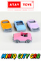 Miniq City Car Cabrio Pastel Set of 4 Toy Car - 3