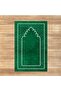 Digital Printed Washable Gift Prayer Rug Carpet, V-SECCADE-11-GREEN,