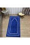Digital Printed Washable Gift Prayer Rug Rug 11 Blue - 2